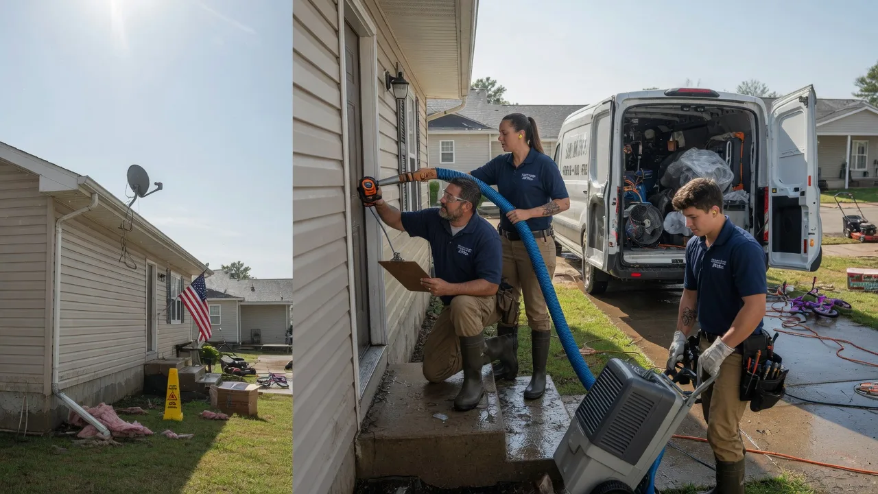 Ceiling Water Damage Restoration in Beverly, WV near me